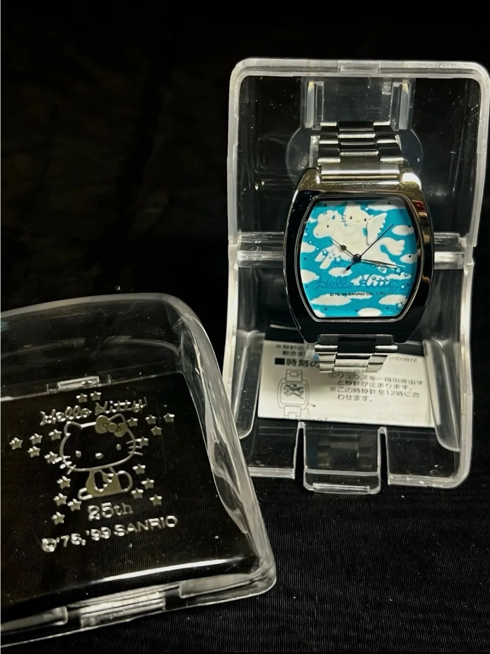 RARE Hello Kitty Angel Unicorn 25th Anniversary Watch